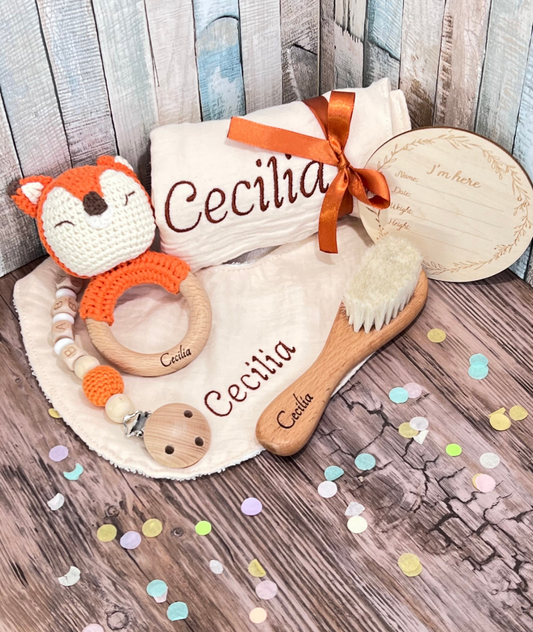 Newborn Set kleiner Fuchs Flocke- XXL - 6teilig