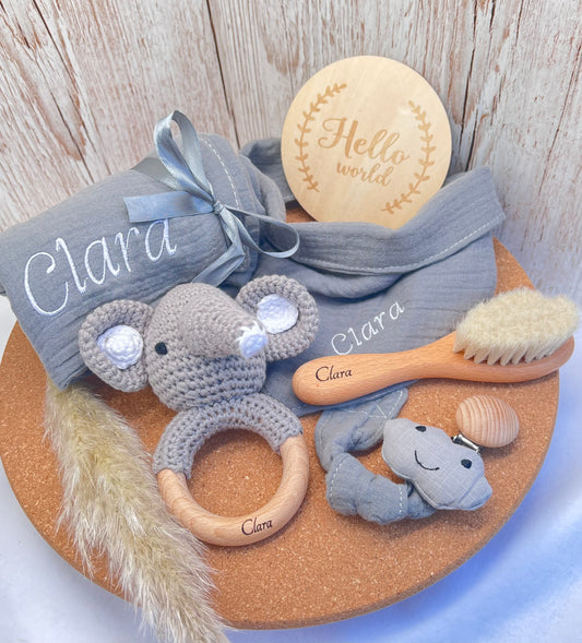 Newborn Set kleiner Elefant Anton - XXL - 6teilig