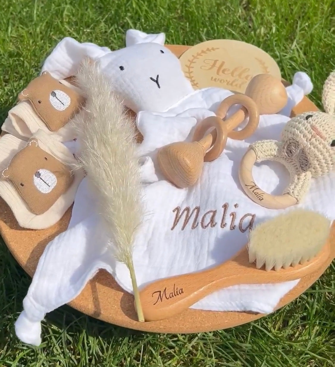 Newborn Set kleiner Hase Emmi cremefarben - XXL - 6teilig